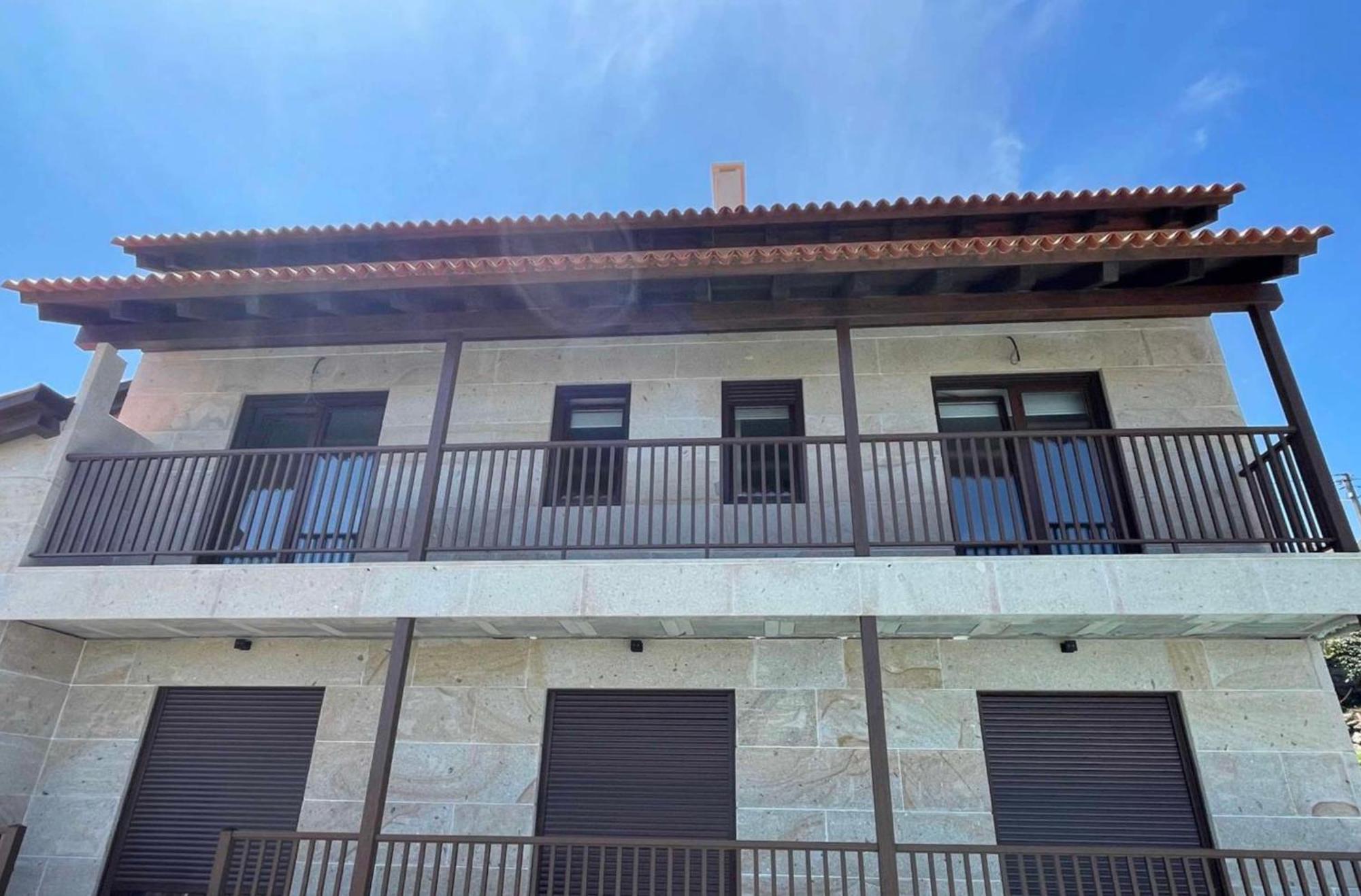 Casita Independiente Y Tres Apartamentos Con Piscina Ladeira Playa Baiona Exterior foto