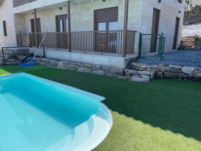 Casita Independiente Y Tres Apartamentos Con Piscina Ladeira Playa Baiona Exterior foto